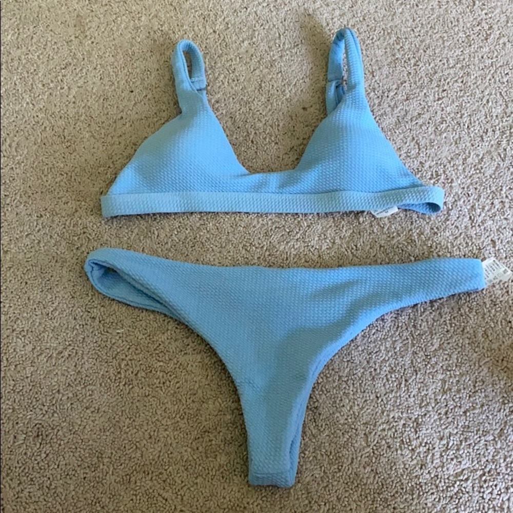 BABY BLUE SWIMSUIT!!